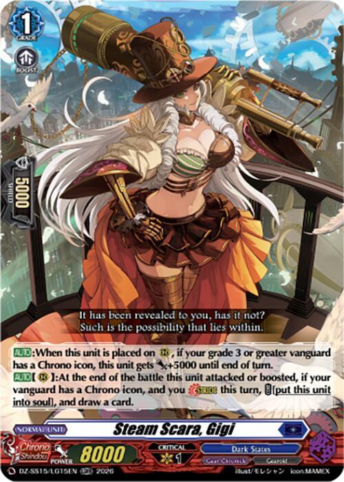 Steam Scara, Gigi — DZ-SS15/LG15EN — LGRR — English