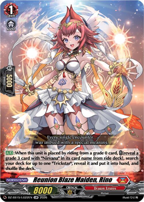 Reunion Blaze Maiden, Rino — DZ-SS15/LG22EN — LGR — English