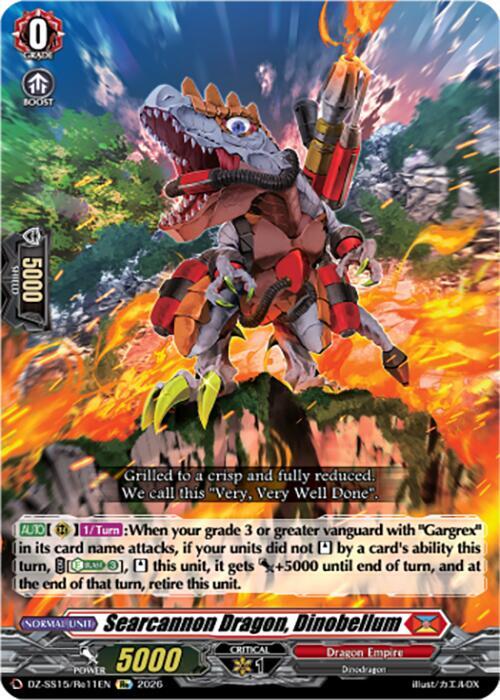 Searcannon Dragon, Dinobellum — DZ-SS15/Re11EN — RE — English