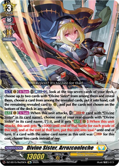 Divine Sister, Arrozconleche — DZ-SS15/Re25EN — RE — English