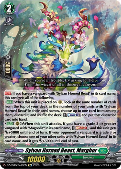 Sylvan Horned Beast, Marghor — DZ-SS15/Re29EN — RE — English