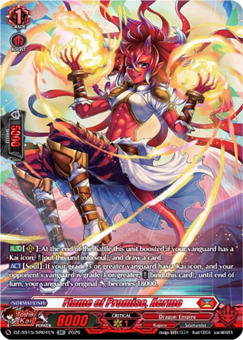 Flame of Promise, Aermo — DZ-SS15/SR04EN — SR — English