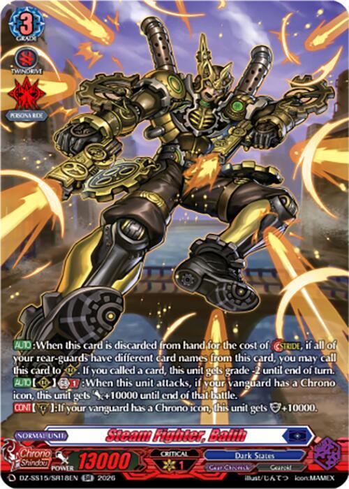 Steam Fighter, Balih — DZ-SS15/SR18EN — SR — English
