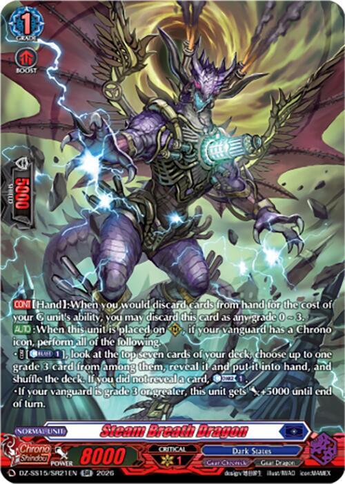 Steam Breath Dragon — DZ-SS15/SR21EN — SR — English