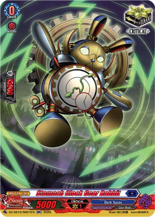 Stomach Clock Gear Rabbit — DZ-SS15/SR27EN — SR — English