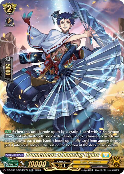 Prometheus of Dancing Lights — DZ-SS15/SR43EN — SR — English